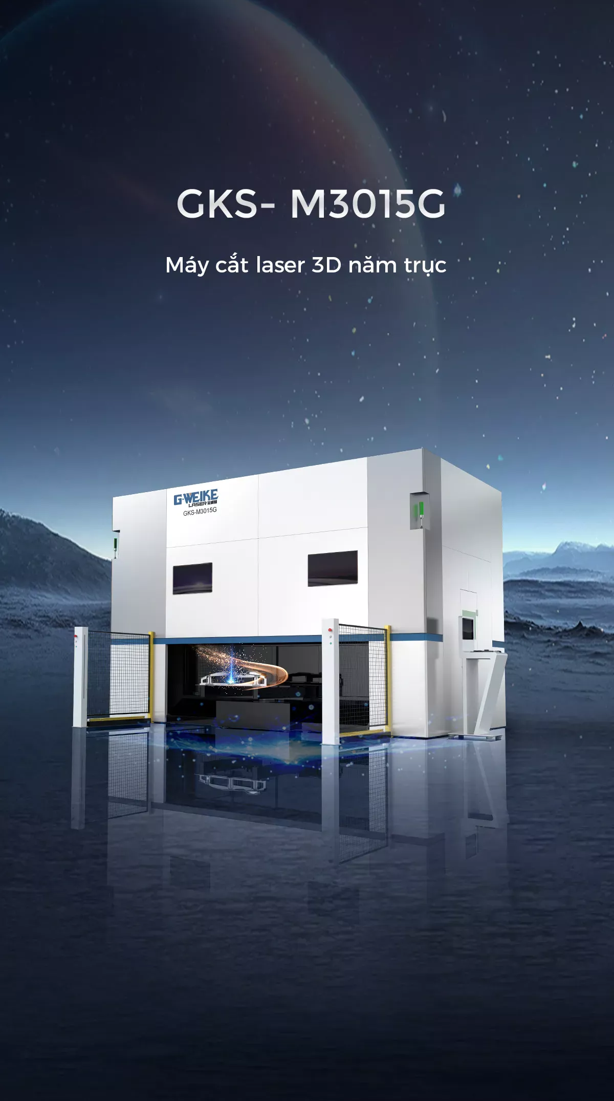 Máy cắt laser 3D năm trục 
