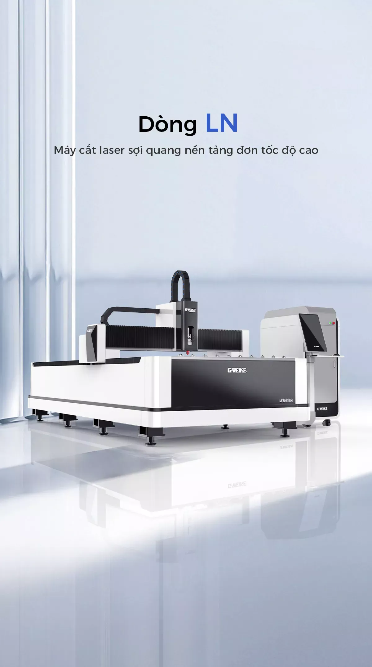 Máy cắt laser Bàn làm việc đơn 